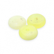 Natuursteen kralen serpentijn rondel Yellow