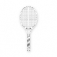 Statement hangers tennisracket Silver