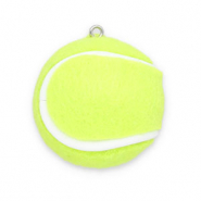 Statement hangers tennisbal Lime green-white