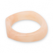Resin armbanden bangle Light peach