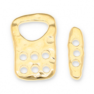 Onderdelen DQ metaal slot Goud (nikkelvrij)