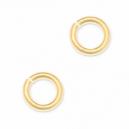 Onderdelen DQ metaal buigring Goud (nikkelvrij)