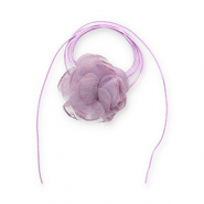 Bloem choker organza Purple