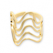 Roestvrij stalen (RVS) Stainless steel ringen Gold