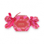 BY31&reg; Sieraden (cadeau) doosje snoepje "Something just for you" Red-pink-gold-magenta pink