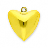 Bedels metaal belletjes hart Gold
