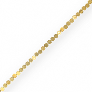 Hematite kralen hexagon Gold