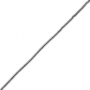 Hematite kralen rondellen Silver