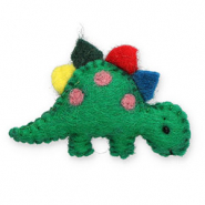 Broches vilt dinosaurus Green-yellow-red-blue