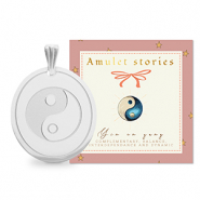 BY31® Roestvrij stalen (RVS) Stainless steel bedels Yin & Yang Silver