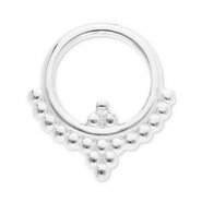 Roestvrij stalen (RVS) Stainless steel onderdelen bedels / tussenstuk Silver