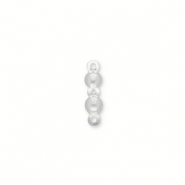 925 Zilver onderdelen kalotjes 4mm Silver