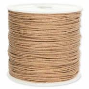 Waxkoord 1mm Sand beige