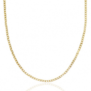 Roestvrij stalen (RVS) Stainless steel schakelkettingen Goud