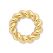 Roestvrij stalen (RVS) stainless steel onderdelen dichte ring 6mm Gold