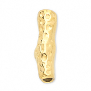 Roestvrij stalen (RVS) stainless steel kralen tube Gold