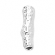 Roestvrij stalen (RVS) stainless steel kralen tube Silver