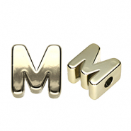 Letterkralen van acryl letter M Gold