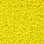 Miyuki rocailles 15/0 Opaque Yellow 15-0404