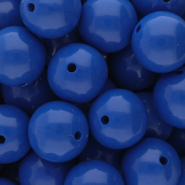 18 mm DQ acryl kralen shiny Dazzling blue 18-3949 TCX