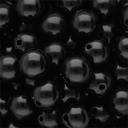 12 mm DQ acryl kralen shiny Black