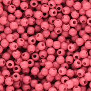 6 mm DQ acryl kralen shiny Pink lemonade 16-1735 TCX