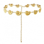 Heupkettingen schelpen Gold