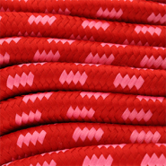 Trendy paracord 8mm Red-pink