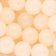 16 mm DQ&reg; acryl kralen shiny Light peach
