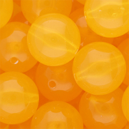 20 mm DQ&reg; acryl kralen shiny Warm yellow
