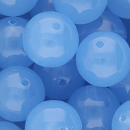 20 mm DQ&reg; acryl kralen shiny Blue