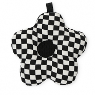 Statement hangers bloem met blokjes Black-white