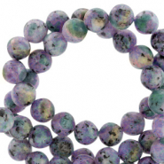 Half edelsteen kralen rond 8mm mat Reef green