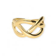 Roestvrij stalen (RVS) Stainless steel ringen Gold