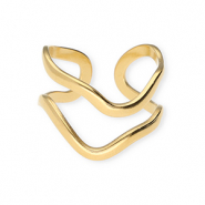 Roestvrij stalen (RVS) Stainless steel ringen Gold