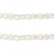 TQ zoetwaterparels nugget rond 8-9mm Natural white