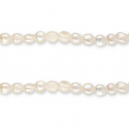TQ zoetwaterparels nugget rond 8-9mm Natural white
