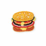 Broches hamburger Yellow-multicolour