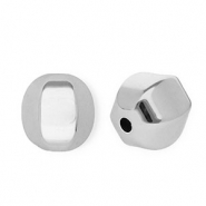 Acryl kralen rond Silver