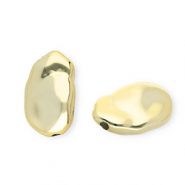 Acryl kralen irregular Gold
