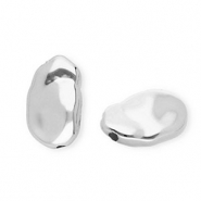 Acryl kralen irregular Silver