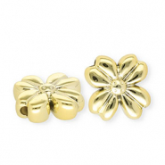 Acryl kralen bloem Gold