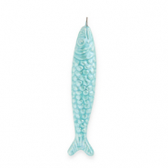 DQ® Grieks keramiek hangers sardine Turquoise blue