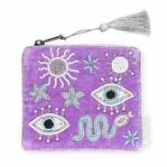 BY31&reg; Etui mystiek Purple-white-turquoise blue-silver