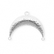 BY31® Roestvrij stalen (RVS) Stainless steel onderdelen tussenstuk boog met 3 oogjes Silver