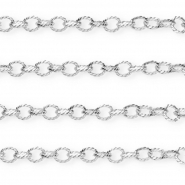 Roestvrij stalen (RVS) Stainless steel onderdelen jasseron ankerschakel Silver