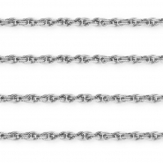 Roestvrij stalen (RVS) Stainless steel onderdelen jasseron twist Silver