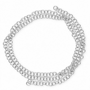 Roestvrij stalen (RVS) stainless steel onderdelen buigring 7mm Zilver