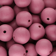 18 mm DQ Acryl kralen Plum