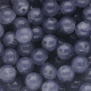 8 mm glaskralen Denim blue